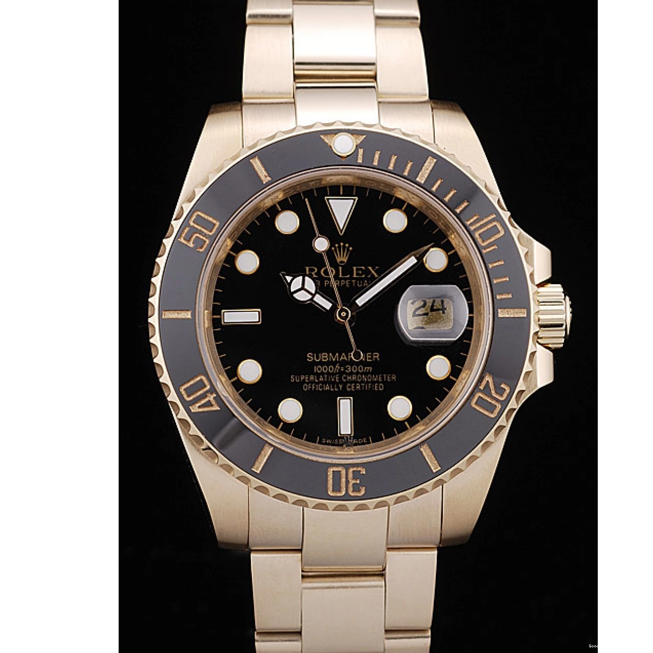 Submariner Ceramic 98231 Bezel Rolex Black Black Dial 0603